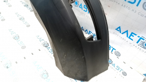 Rear bumper bare Ford Escape MK3 17-19 rest without parking sensors structure, rubbed