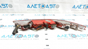 Rear bumper light left Audi Q5 8R 09-17 scratches, broken glass