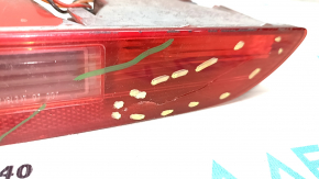 Rear bumper light left Audi Q5 8R 09-17 scratches, broken glass