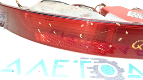 Rear bumper light left Audi Q5 8R 09-17 scratches, broken glass