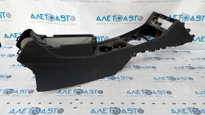 Central console bare with cup holders VW Jetta 19 - black, scuffs