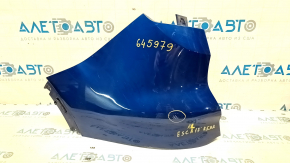 Rear bumper bare left Ford Escape MK3 17-19 rest, blue N6, scratches