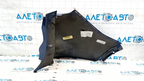 Rear bumper bare left Ford Escape MK3 17-19 rest, blue N6, scratches