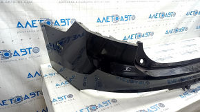 Rear bumper bare upper part Volvo XC90 16-19 without autoparking, black, broken mount, crack