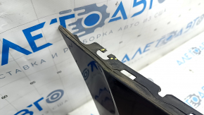 Rear bumper bare upper part Volvo XC90 16-19 without autoparking, black, broken mount, crack