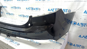 Rear bumper bare upper part Volvo XC90 16-19 without autoparking, black, broken mount, crack