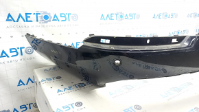 Rear bare bumper lower part Volvo XC90 16-22 for parking sensors, black, tear, scratch