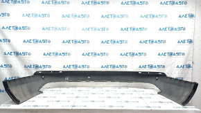 Rear bare bumper lower part Volvo XC90 16-22 for parking sensors, black, tear, scratch
