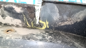 Jeep Compass 17 front bumper lip - worn, tears