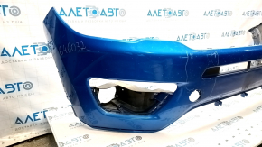 Bumper front bare upper part Jeep Compass 17- blue PBJ, scratches, sand