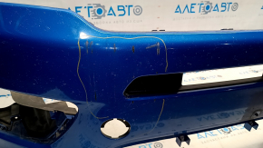 Bumper front bare upper part Jeep Compass 17- blue PBJ, scratches, sand