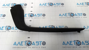 Left side center console trim Cadillac ATS 13- black leather, dent on leather