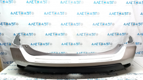 Bare rear bumper Nissan Rogue 17 - silver, scratches
