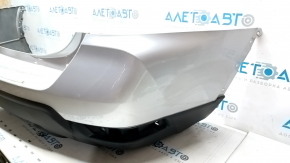 Bare rear bumper Nissan Rogue 17 - silver, scratches