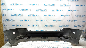 Bare rear bumper Nissan Rogue 17 - silver, scratches