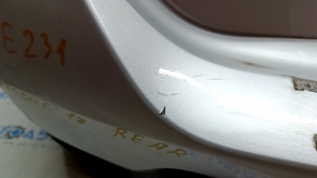 Bare rear bumper Nissan Rogue 17 - silver, scratches
