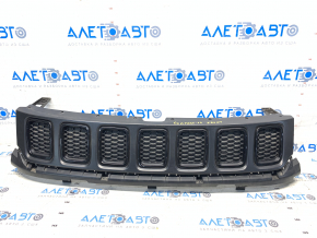 Radiator grill grill Jeep Compass 17- assembled 3 parts, black gloss inserts