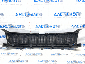Radiator grill grill Jeep Compass 17- assembled 3 parts, black gloss inserts