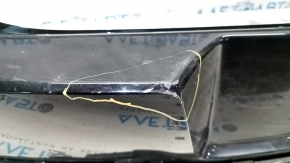 Bare rear bumper VW Tiguan 12-17 rest upper part, black LC9X scratches, broken fasteners