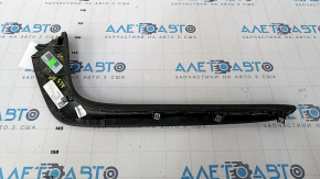 Center console trim side right Cadillac ATS 13- leather black, scuffs