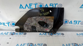 Left side center console trim Fiat 500L 14- black, scuffs