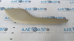 Center console trim side right Infiniti JX35 QX60 15-16 leather, beige, broken fastening