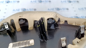 Center console trim side right Infiniti JX35 QX60 15-16 leather, beige, broken fastening