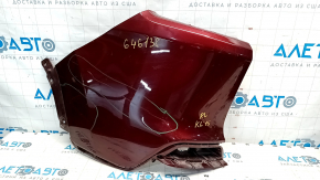 Rear bumper bare left fang Jeep Cherokee KL 19-21 red PRV