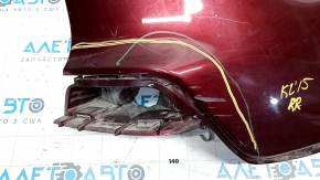 Bumper rear bare right fang Jeep Cherokee KL 19-21 red PRV, scratches