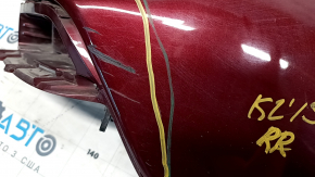 Bumper rear bare right fang Jeep Cherokee KL 19-21 red PRV, scratches