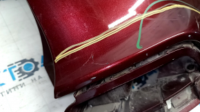 Bumper rear bare right fang Jeep Cherokee KL 19-21 red PRV, scratches