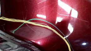 Bumper rear bare right fang Jeep Cherokee KL 19-21 red PRV, scratches