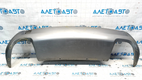 Lower rear bumper trim Jeep Cherokee KL 19-21 for 2 pipes, body color, chrome tips, scratches, broken fasteners, melted plastic
