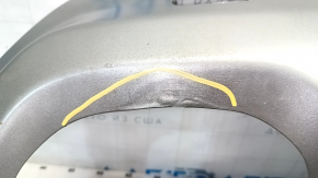 Lower rear bumper trim Jeep Cherokee KL 19-21 for 2 pipes, body color, chrome tips, scratches, broken fasteners, melted plastic