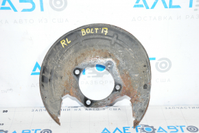 Rear left brake disc cover Chevrolet Bolt 17 - rusty