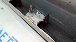 Left threshold Ford Fusion mk5 13-20 white UG, with seal, broken fastening, rubbed