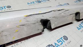 Left threshold Ford Fusion mk5 13-20 white UG, with seal, broken fastening, rubbed