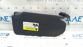 Left visor Volvo XC90 16-22 black, with backlight, without hook, for cleaning