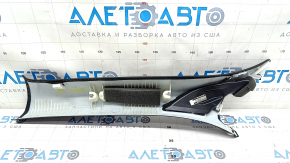 Front pillar trim right Volvo XC90 16-22 black, scratches