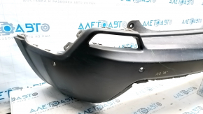 Bare rear bumper Jeep Cherokee KL 19-21 structure, for parking sensors, scratches, dent, broken