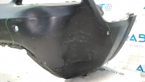 Bare rear bumper Jeep Cherokee KL 19-21 structure, for parking sensors, scratches, dent, broken