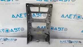 Rear center console trim Acura MDX 14-15 pre-rest, gray, scratches