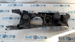 Mitsubishi Outlander Sport ASX 10 center console trim with cup holders - black, rubbed