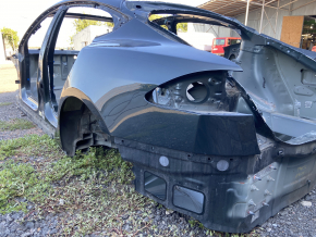 Quarter wing rear left Tesla Model S 12-20 on the body, aluminum panel, -green PMSG