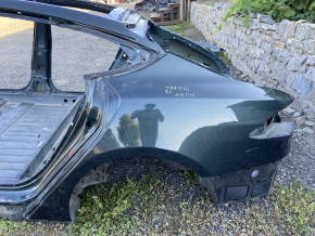 Quarter wing rear left Tesla Model S 12-20 on the body, aluminum panel, -green PMSG
