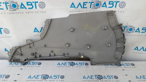 Center console trim side right Acura MDX 14-15 gray, scuffs, plastic turned white