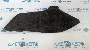 Center console trim side left Acura MDX 14-15 front, black fabric