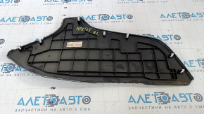 Center console trim side left Acura MDX 14-15 front, black fabric