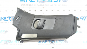 Rear pillar trim right front Volvo XC90 16-22 black, under air duct, scratches