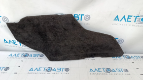 Center console trim side right Acura MDX 14-15 front, black fabric